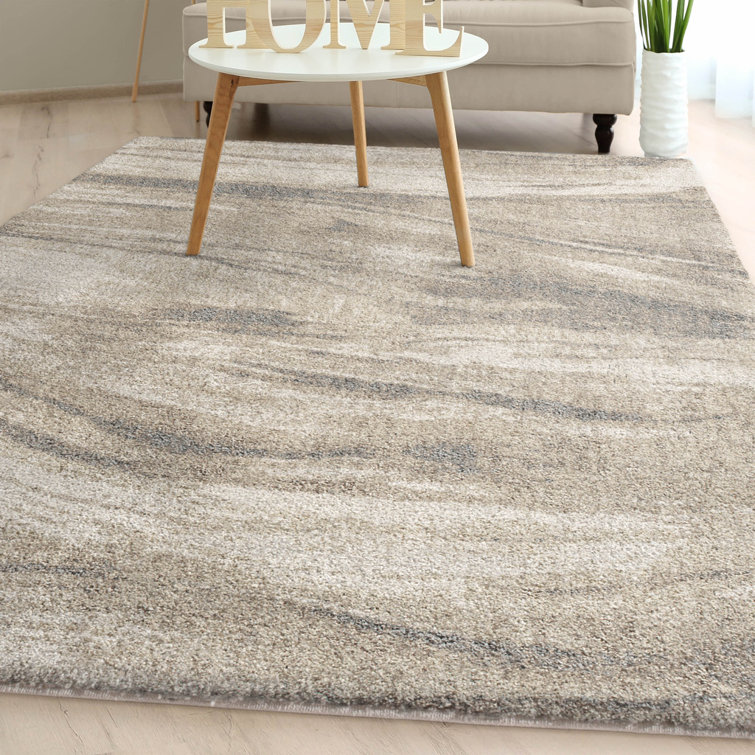 Orren Ellis Shellenbarger Abstract OffWhite Area Rug & Reviews Wayfair